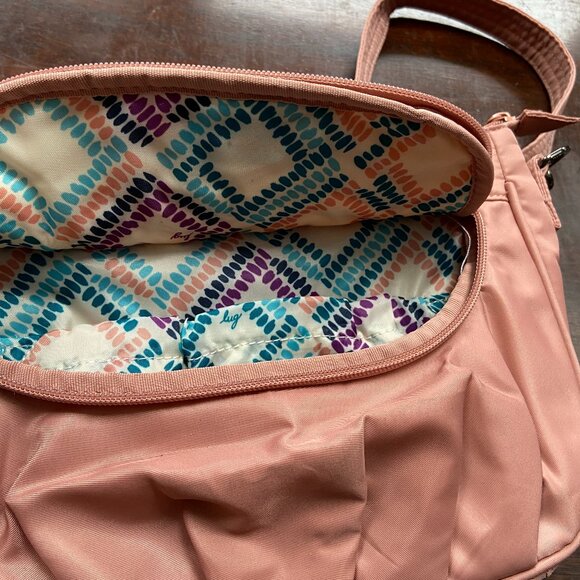 Lug East/West Crossbody Mambo Purse (Blush Pink) Like New - Picture 2 of 3